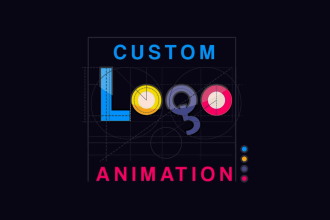 design custom 4k intro motion graphics logo animation and promo videos for brand