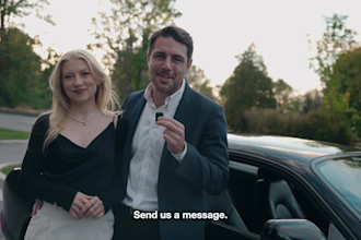 create a ugc couple spokesperson video ad