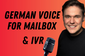 produce your german voicemail telephone or IVR voice over