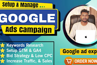 setup google ads adwords PPC campaign for shopify ecommerce