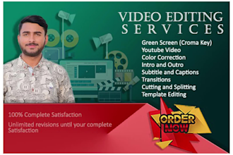 do professional youtube videos editing for you