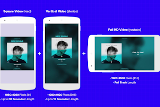 do this music promo pack for social media