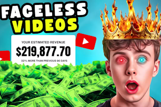 create faceless youtube channel and faceless videos