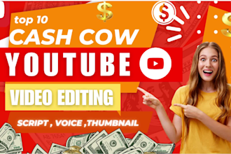 create viral top 10 faceless youtube automation cash cow videos