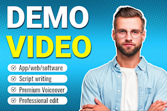 create demo video for your website, app, or software