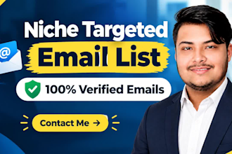 do niche targeted email list, b2b leads for email marketing