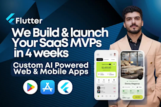 build and launch your ai powered saas mobile app or website