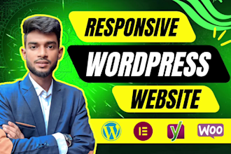 build, rebuild, redesign wordpress website or elementor website
