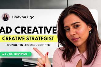 be your social media content creator for meta ad creatives