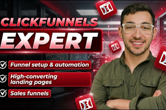 build high converting  sales funnel in clickfunnels