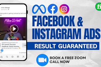 be your facebook and instagram ads manager to boost your conversion