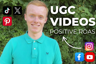 be your ugc video content spokesperson for high roas videos