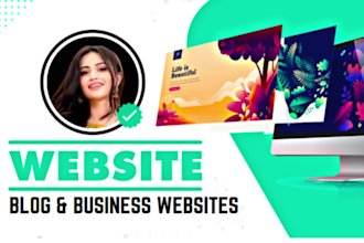design wordpress blog website bluehost hostinger siteground