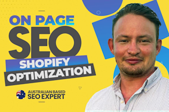 optimize onpage, offpage and tech SEO for your shopify store