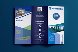 design a high quality print or digital brochure or flyer
