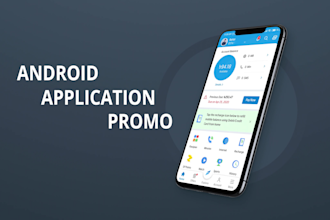 create dynamic mobile application promo IOS and android