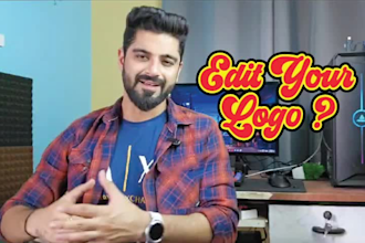 edit logo transparent ,trace, update, modify, image to vector, png redraw in svg