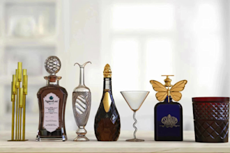 design glass bottles candle containers and glassware