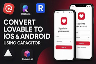 convert lovable to ios and android using capacitor