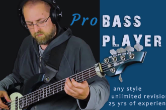 be a pro session bass player rock metal pop funk and more