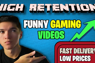 do a funny gaming video edit for youtube shorts and tiktok