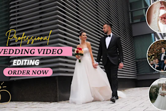 create cinematic wedding film with emotional storytelling