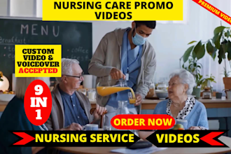 make nursing care, home caregiver videos or senior care ads