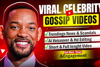 produce high quality, shocking celebrity gossip videos that go viral
