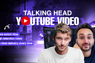 do talking head youtube video editing ali abdaal, iman gadzhi style