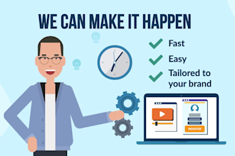 make a custom cartoon explainer video for your product or service
