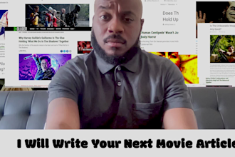 write a humorous seo article for film, television, or anime