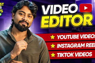 edit youtube instagram reels videos professionally
