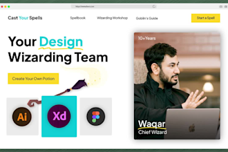design a creative web design prototype for your business