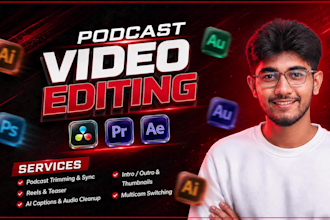 edit your multicam podcast,interview with multiple camera angle and sound design