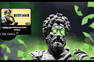create monetize stoic videos or stoicism motivational videos for youtube