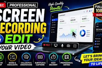 professionally screen record and edit your video