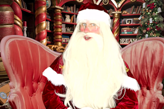 create a personalised video message from santa claus aka father christmas