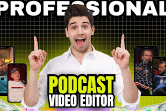 do professional podcast and short video editing