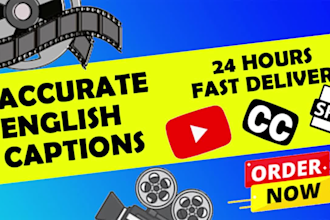 make closed captions in srt file for movies