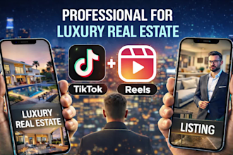 edit luxury real estate videos for listings and promos