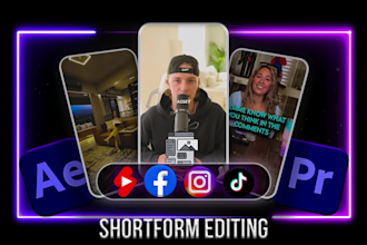 edit engaging instagram reels, youtube shorts and tiktoks