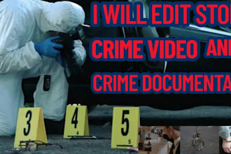 edit your true crime videos documentary style