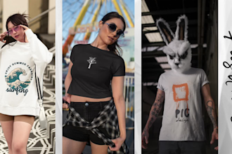 create modern and unique tshirt design for you