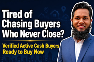 provide active cash buyer leads and real estate leads with skip tracing