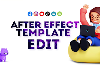 edit after effects template or create from scratch