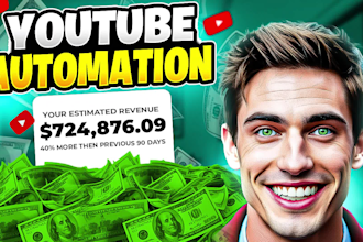 make top 10 faceless videos, cashcow videos editing, and youtube automation