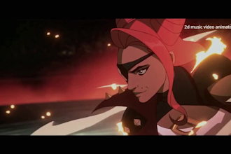do 2d music video animation 2d cartoon video animation ,2d animated short film