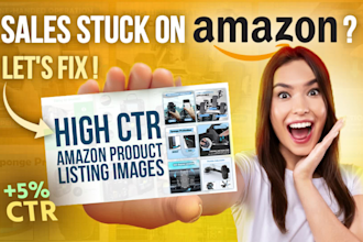 create high conversions amazon product listing images that boost sales