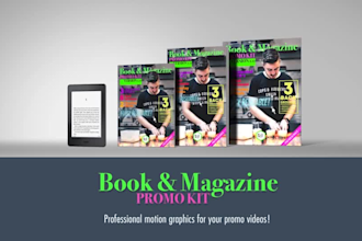 create wonderful magazine, book and fashion promo video