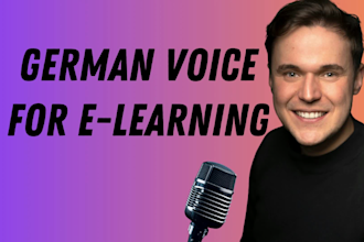 produce a german voice over for your explainer video